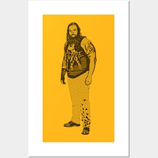 Bray Wyatt RIP - Simple Engraved Posters and Art